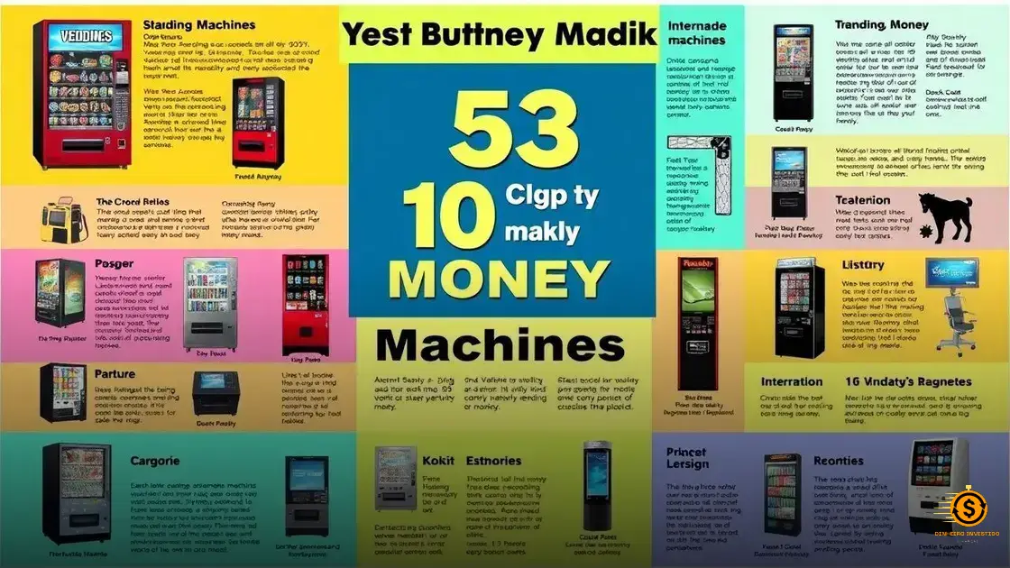 as 53 melhores máquinas lucrativas para ganhar dinheiro