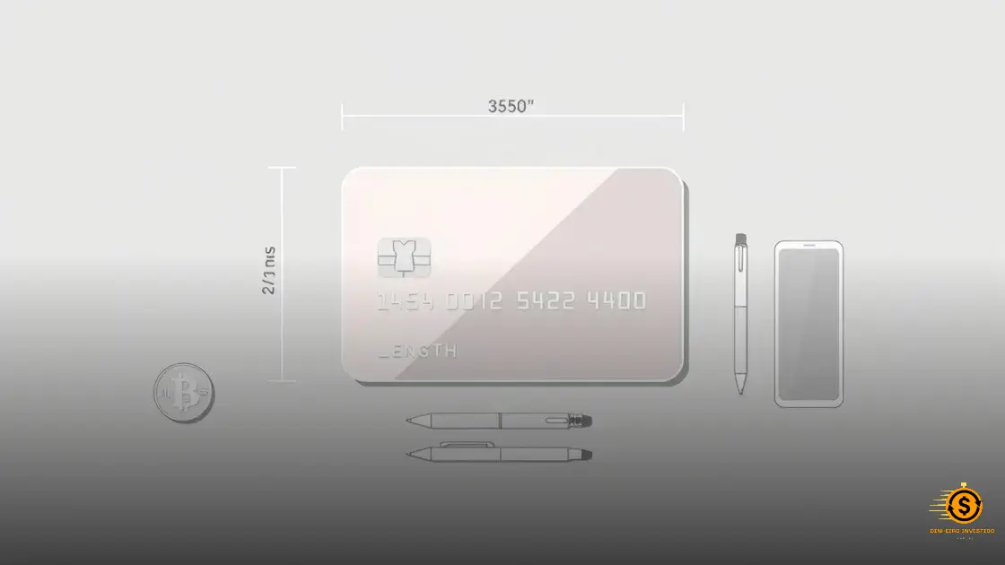 qual o tamanho de um cartão de credito