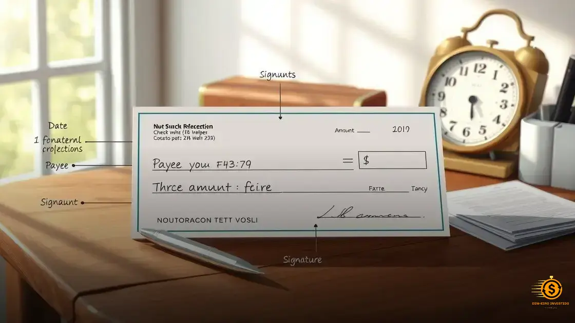 como preencher cheque