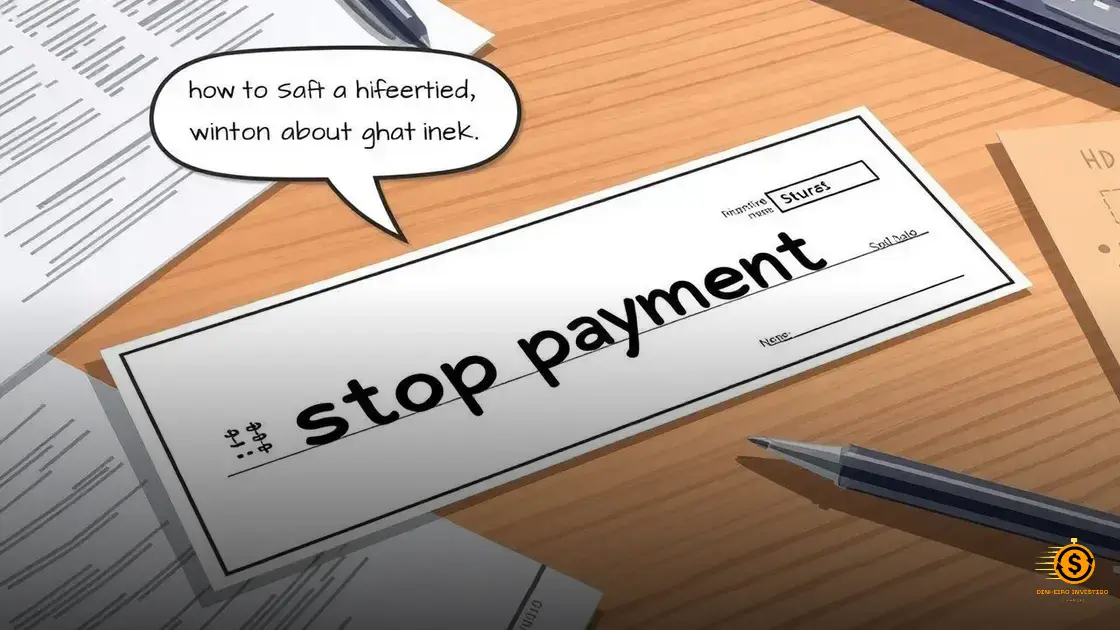 O que é cheque sustado e como ele pode te beneficiar